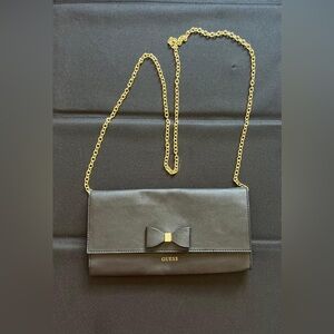 GUESS Black Crossbody Bag with Bow Detail